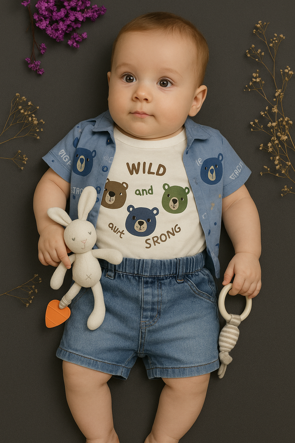 ensemble tiny bear (3pcs) A01