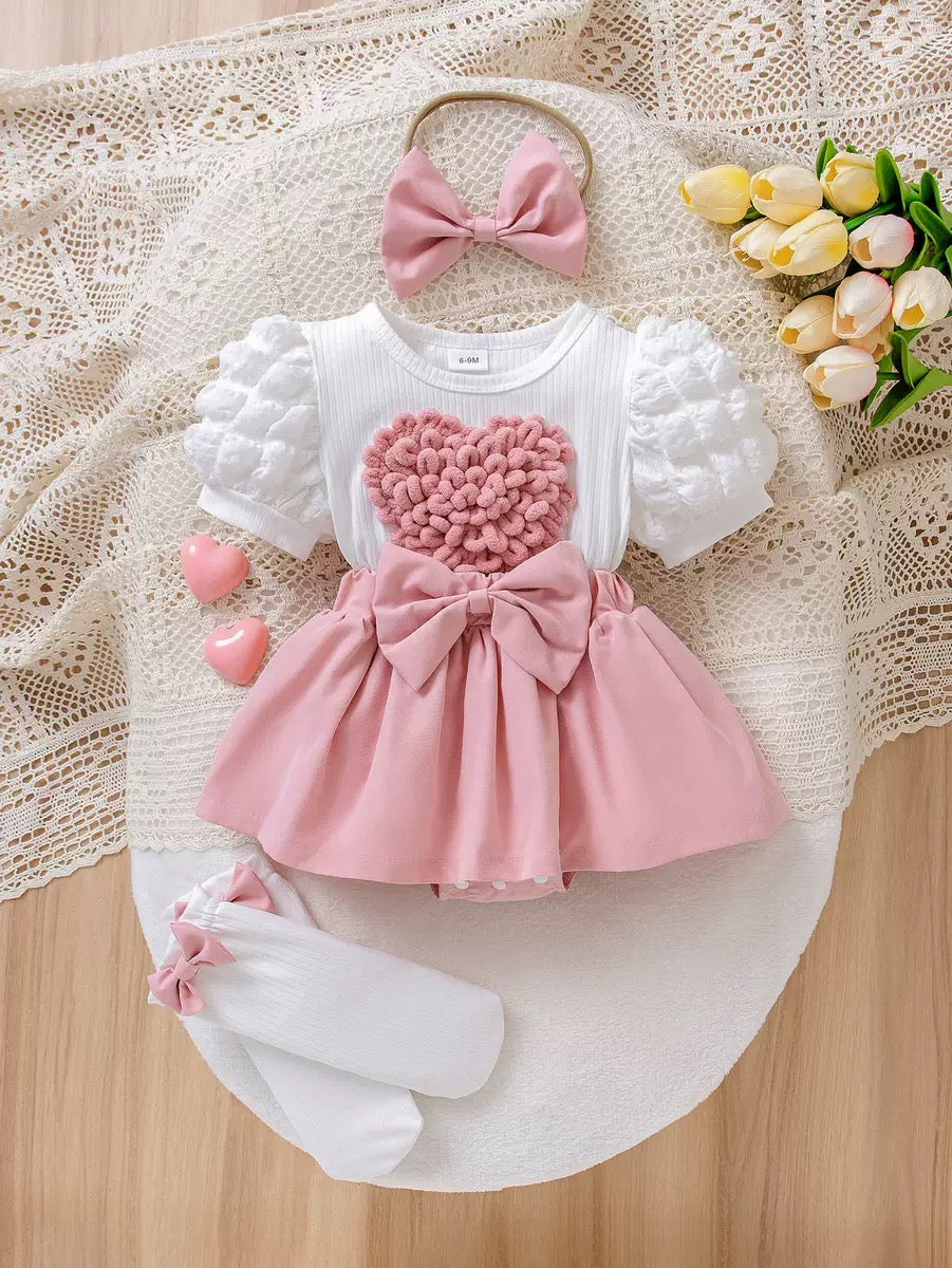 Robe rosy bow