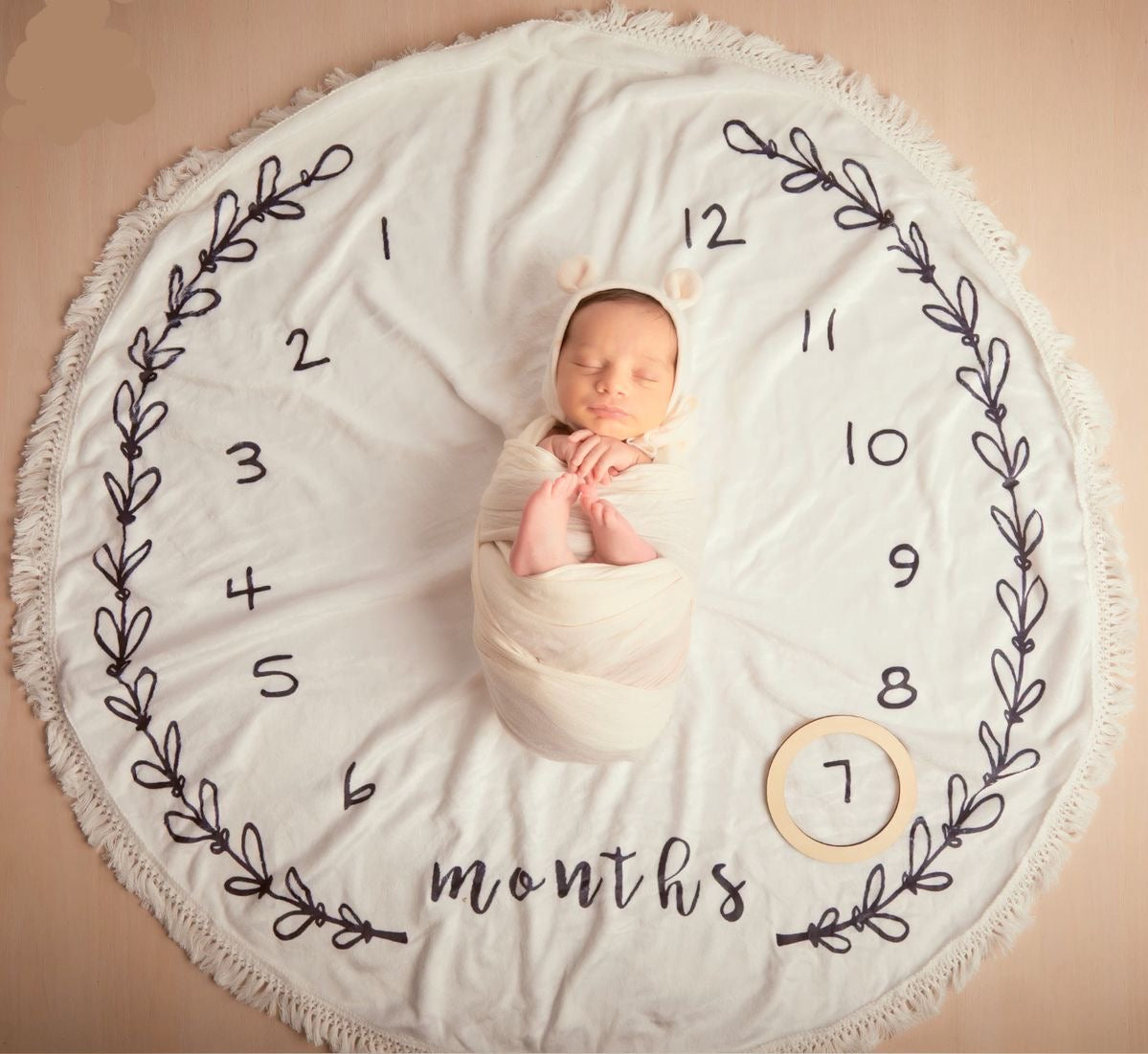 Tapis couverture photo bébé