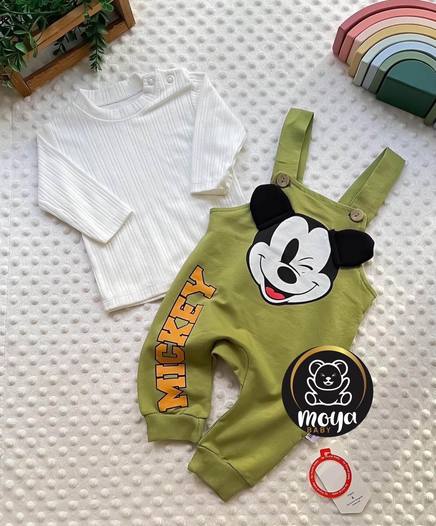 salopette mickey wink