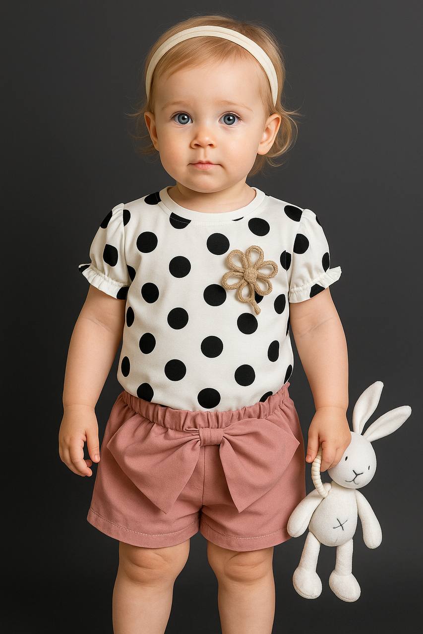 ensemble polkadot A06