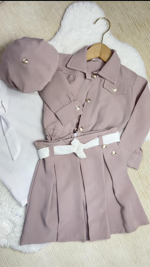 Ensemble fillette beret