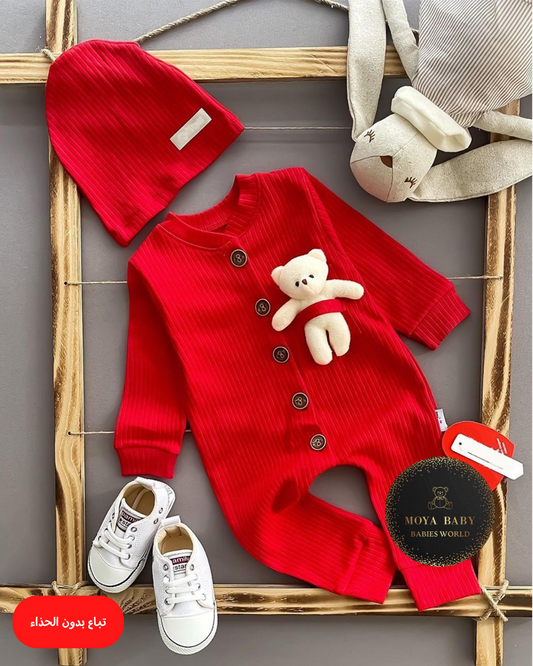 jumpsuit rouge