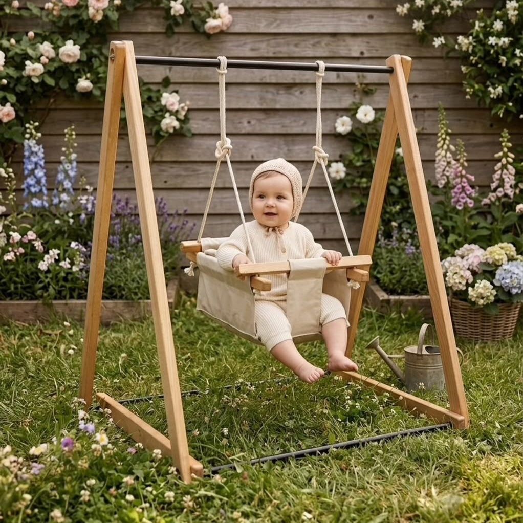 Balançoire en bois
