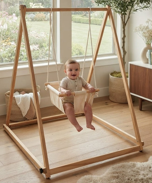 Balançoire en bois