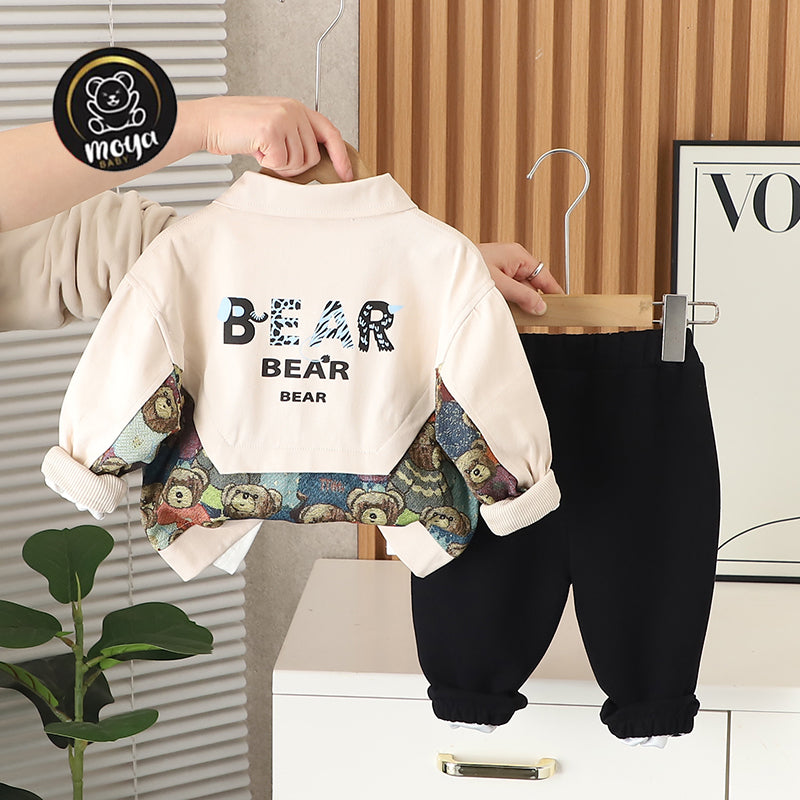 Ensemble black boutons