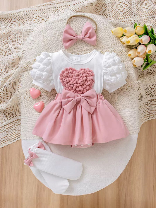 Robe rosy bow