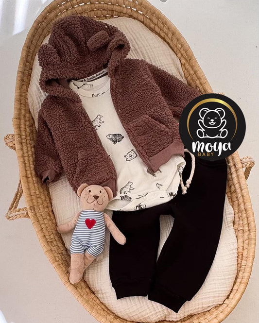 ensemble bear capuche