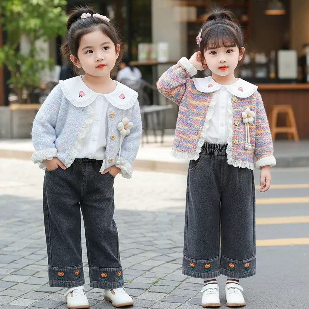 ensemble floral chic