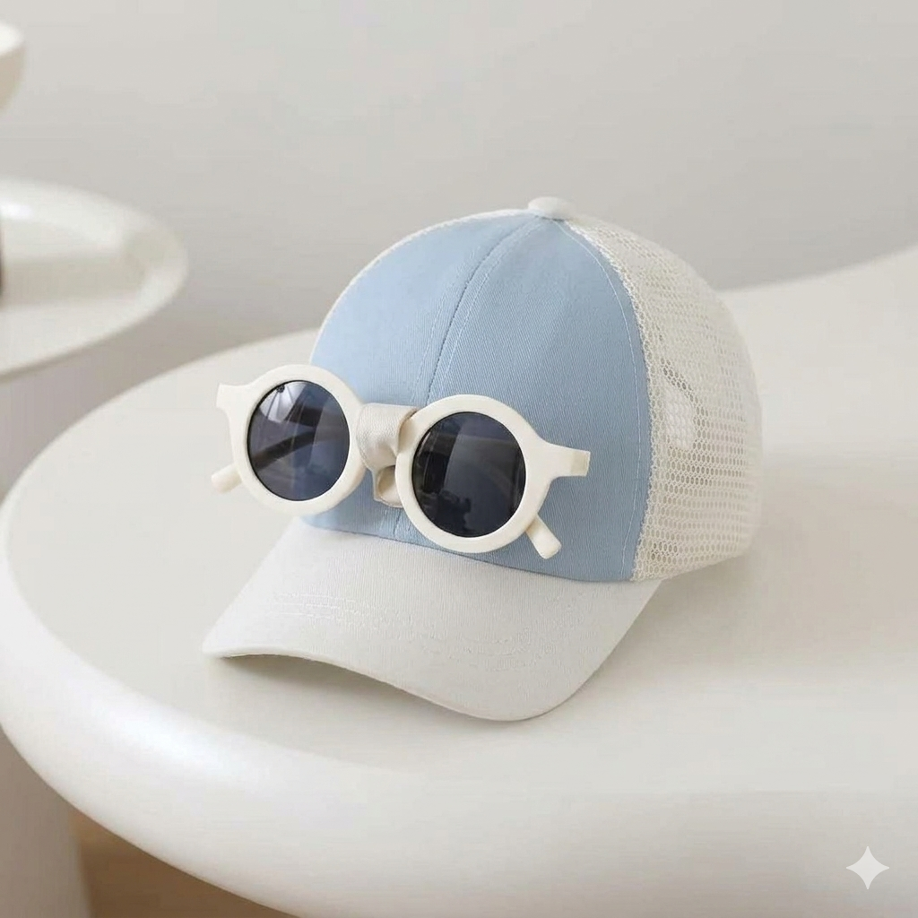 Sunglasses + casquette