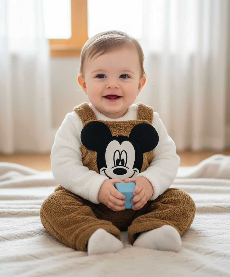 salopette mickey furry