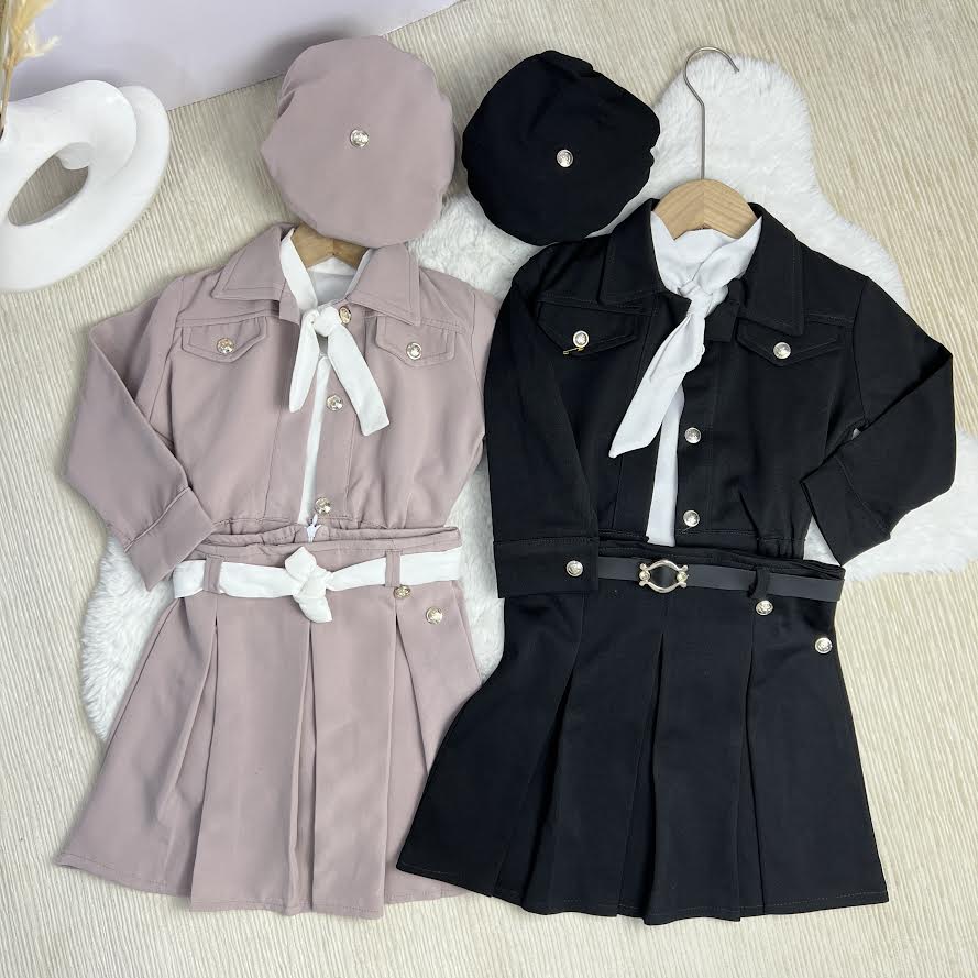 Ensemble fillette beret