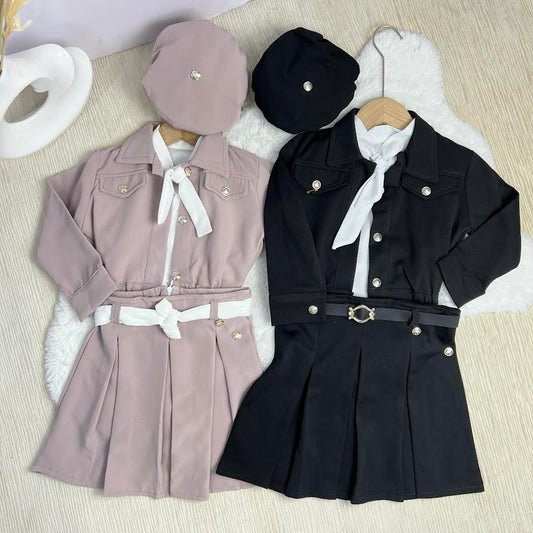 Ensemble fillette beret